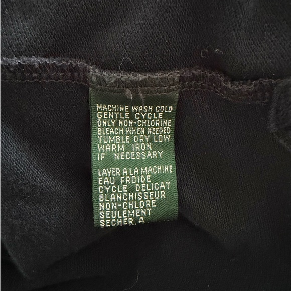 Lauren Ralph Lauren Black Polo with Gold Emblem, Men’s Small - Picture 7 of 7
